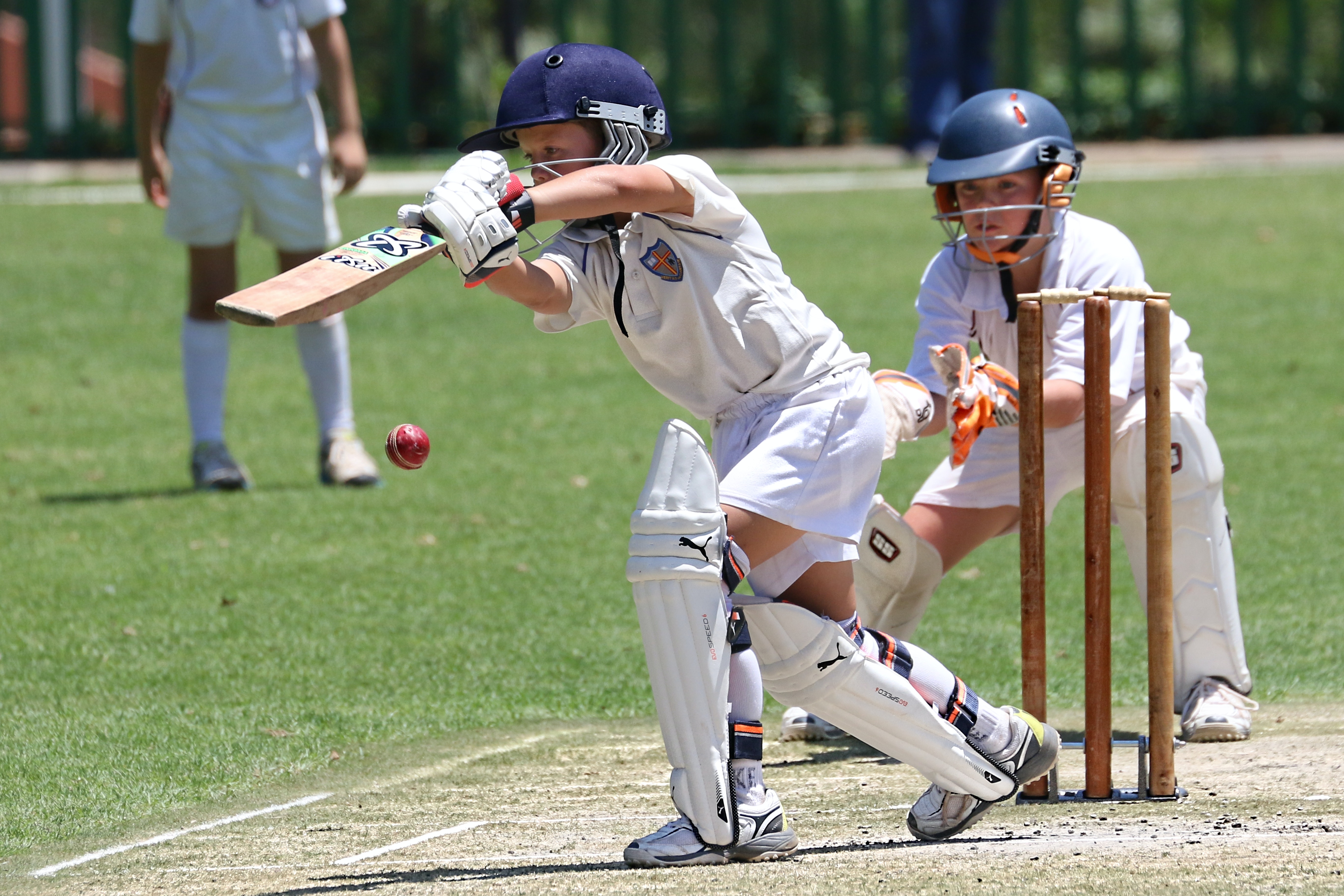 Starter cricket equipment for junior players